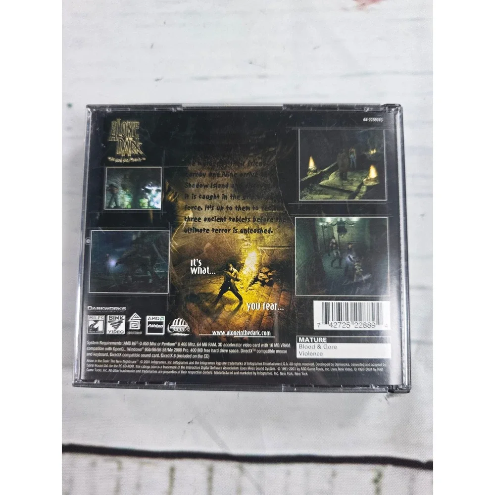 Infogrames jewel case
